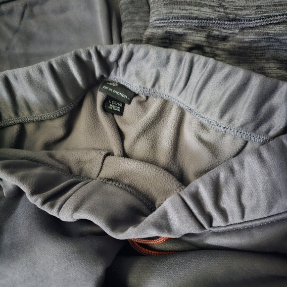 2 Pair Fleece Pull On Activewear Joggers 10/12 - Picture 3 of 6